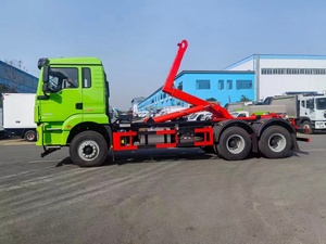 Usine coût SHACMAN 6x4 6x6 hors route 15m3 crochet bras <span class=keywords><strong>camion</strong></span> à ordures 18T corps balayé collecteur d'ordures <span class=keywords><strong>20m3</strong></span> crochet ascenseur <span class=keywords><strong>camion</strong></span> à ordures - Product Image 3