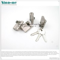 Cylindre de jante de serrure à clé pour porte de garage