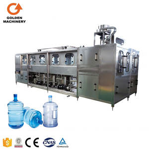 Ligne automatique complète de soufflage, de remplissage et de bouchage de bidons de 5 gallons (20 litres) pour usine d'eau, République dominicaine - Product Image 1