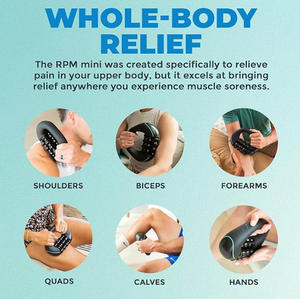 MK FH249 Rolling Knock massaggiatore per tutto il corpo rilievo per il ripristino del tessuto profondo massaggio muscolare 3 velocità di rotazione Wireless USB - Product Image 4