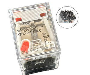 Relé nuevo y original, relé de potencia fiable en miniatura, DC24, enchufable, 8 pines, DPDT, 10 A, 24 VDC - Product Image 2