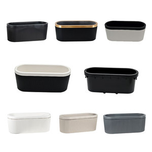 Macetas <span class=keywords><strong>de</strong></span> Plástico Rectangulares Largas para Plantas y Suculentas, Ideales para Dormitorios Pequeños - Product Image 3