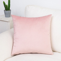 Mode Warna Solid Sarung Bantal Ritsleting Nyaman Lembut Velv Sarung Bantal Sofa Ruang Tamu Dekorasi Rumah Bantal Bantal Polos