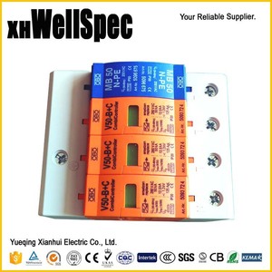 מגן גל אוברול מגן ברק מונה V50-B+C MB50 N-PE T1+T2 50kA