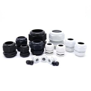 M16 M20 M25 M32 PG7/PG9/PG11 ชุด PG ซีรีส์ ปลอกสายเคเบิลพลาสติกไนลอน ทนทานต่อการสึกหรอ กันน้ำ ปลอกสายเคเบิลทองเหลือง - Product Image 2