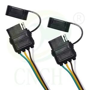 4 cách phẳng Trailer y-splitter Adapter mở rộng khai thác cho Led cổng sau - Product Image 3