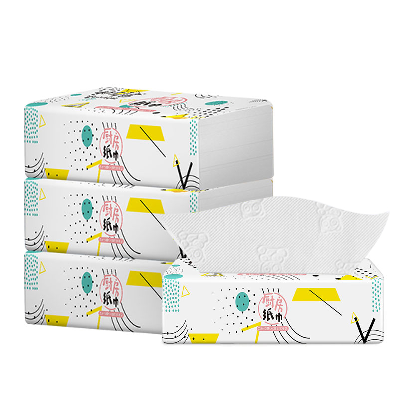 Unbreakable 2-Ply Kitchen Paper Factory Wholesale 20 Packs of Virgin Wood Pulp by Baishijie
