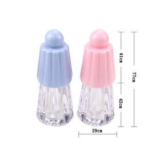 Yenilik plastik pembe mavi sevimli mantar şekilli boş 5ml dudak parlatıcısı tüpleri konteyner ambalaj - Product Image 5