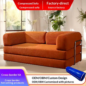 Divano Letto Reclinabile VIVA in Corduroy, Modulare e Sfoderabile, a Tre Posti, con Spugna ad Alta Densità, Design Moderno e Semplice - Product Image 4