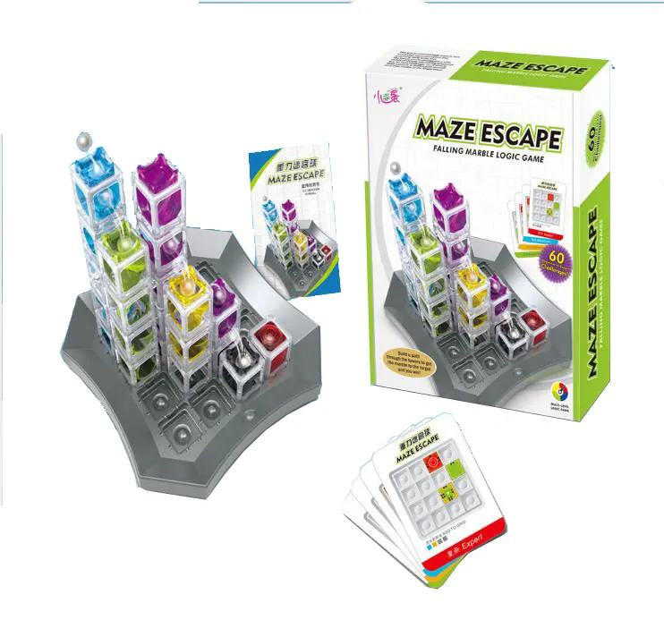 Juguete novedoso para niños educativo para 6 años, juego de mesa familiar Brain Storm Gravity AY2090, juego de escape de laberinto, juguetes educativos