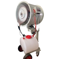 Vente en gros d'humidificateur d'air extérieur pulvérisateur sur pied Ventilateur industriel de refroidissement par brouillard d'eau