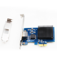 Tarjeta de red Ethernet 10G 1 puerto PCIe4.0-1X 10G RJ45 tarjeta Lan para Realtek8127(PXE) velocidades de red multigigabit soporte CE FCC