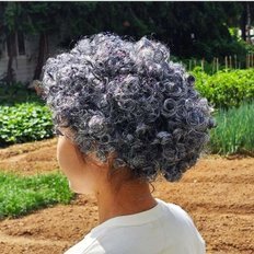 Perruques Porky Hair pour grand-mère Perruque courte bouclée en fibre haute température sans colle et de haute qualité - Product Image 1