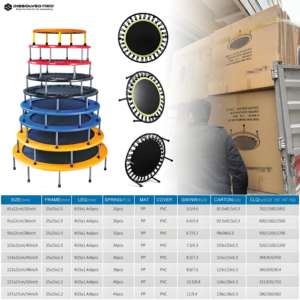 Minitrampolín <span class=keywords><strong>de</strong></span> Fitness <span class=keywords><strong>de</strong></span> 40 pulgadas para adultos, <span class=keywords><strong>cama</strong></span> <span class=keywords><strong>de</strong></span> salto silenciosa para interior y exterior, elástica, ejercicio aeróbico, entrenamiento - Product Image 2