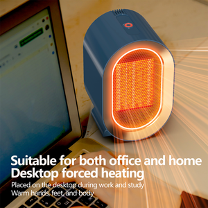 Calentador Portátil PTC de 1200W, Calentamiento Rápido, Protección Contra Sobrecalentamiento y Volteo, Calentador Eléctrico de Escritorio para el Hogar - Product Image 6