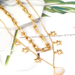Collar con Colgante Personalizado con Nombre de Estrella Ason, Chapado en Oro de 18K, Doble Capa, Diseño Personalizado - Product Image 3