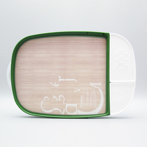 Tabla de cortar multifuncional de doble cara con piedra de afilar PPTPR, rectangular, para cocina. - Product Image 2