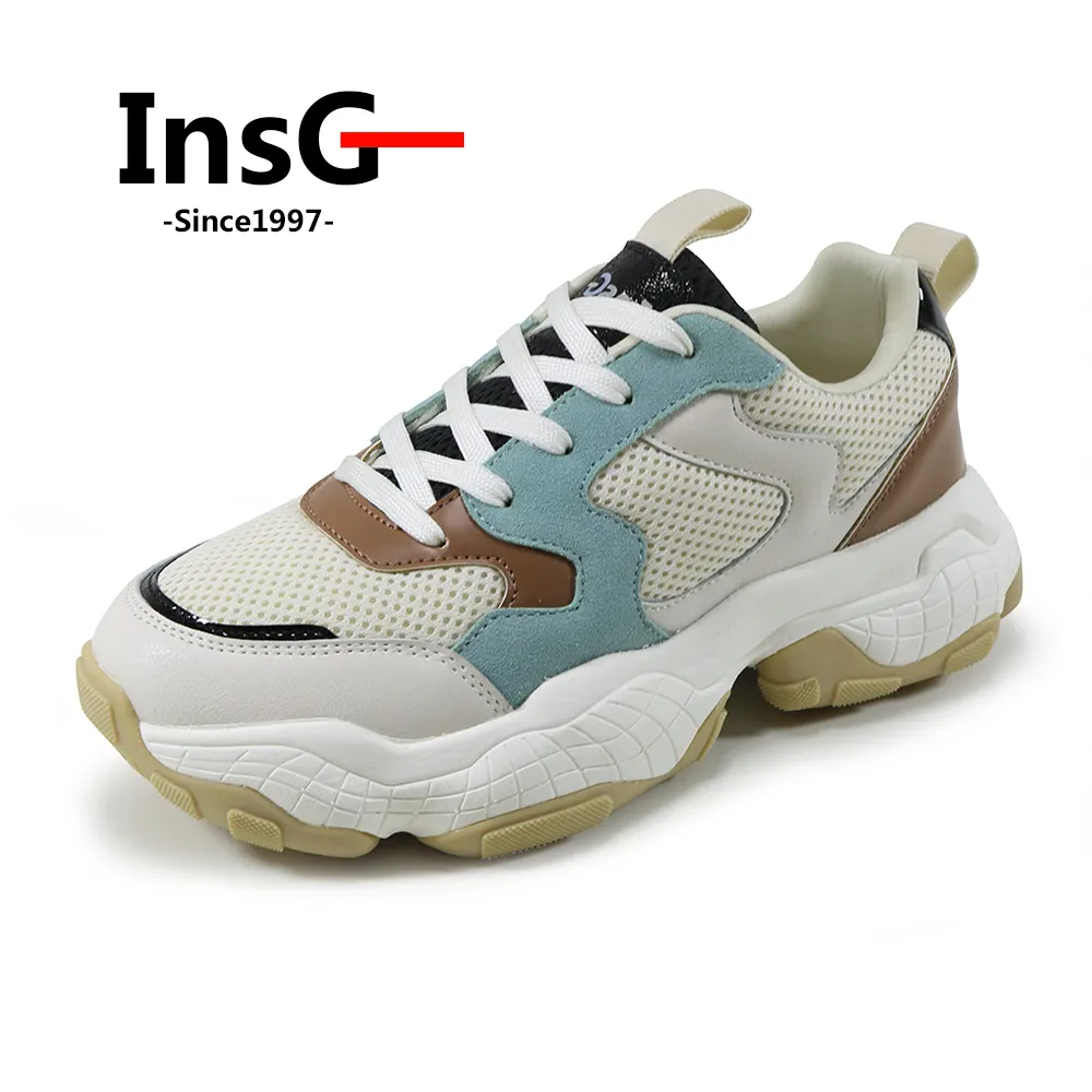 InsG 2021 Wholesale Top Quality Lace up Ladies Sneakers Women Fashion Shoes