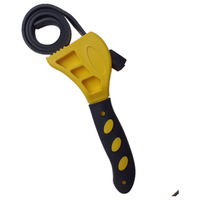 Clé à sangle en caoutchouc réglable de 500mm pour filtre à huile automobile en plastique