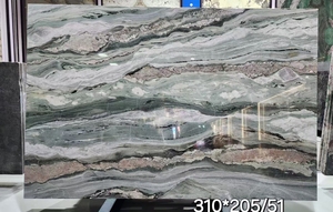 Losas de mármol verde <span class=keywords><strong>Vitoria</strong></span> de China Verde, azulejos de piedra Natural, corte personalizado para pisos, revestimiento de paredes, mesas y bañera de baño - Product Image 3