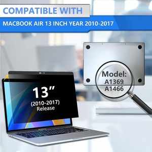 ฟิล์มกันรอยแบบแม่เหล็กสำหรับ MacBook Air 13.3 นิ้ว  แบบถอดได้  ฟิล์มกันรอยหน้าจอแล็ปท็อป รุ่น A1369 - Product Image 2