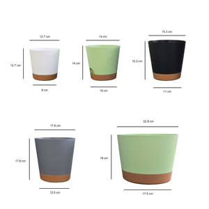 Jardinière durable, légère, auto-arrosante et écologique pour <span class=keywords><strong>jardin</strong></span> et maison avec trou de drainage - Product Image 1