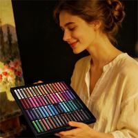 Vente directe d'usine, pastels à l'huile de qualité professionnelle Rubens, ensemble de 72 couleurs, fournitures de studio d'artiste