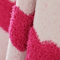 Plaid tricoté jacquard cœur personnalisé, durable, résistant à la déformation, 50*70, 1020g, pour un confort quotidien
