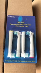 4 pièces pour <span class=keywords><strong>Oral</strong></span> <span class=keywords><strong>B</strong></span> tête de brosse à dents poils souples brosse à dents électrique têtes de brosse de remplacement pour <span class=keywords><strong>Oral</strong></span> <span class=keywords><strong>B</strong></span> dents propres - Product Image 6