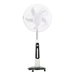 Ventilatori a <span class=keywords><strong>torre</strong></span> e piedistallo per uso domestico da 16 pollici con ricarica solare con ventola verticale 12V con luce - Product Image 2