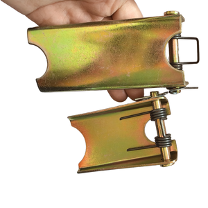 Elevador de cadena manual para grúa con sello personalizado, abrazadera de tarjeta de seguridad de <span class=keywords><strong>chapa</strong></span> metálica, botón de seguridad, hebilla de seguridad y pestillo de gancho para grúa torre - Product Image 1