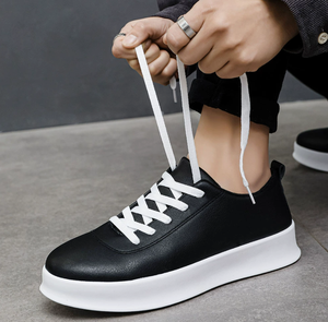 Mocassini da Skateboard Blu da Uomo Slip-On per Primavera, Scarpe Casual Monocolore, <span class=keywords><strong>Sneakers</strong></span> Leggere e Comode - Product Image 6