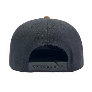 לוגו רקום 3D מותאם אישית כובעי ספורט לגברים כובעים ריק היפופ שטוח שוליים עץ כובע סנאפ באק