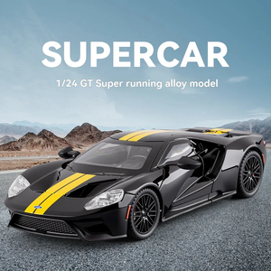 Modelo a Escala 1:24 del Auto Deportivo de Lujo Ford GT, de Metal Fundido a Presión, Coleccionable, con Detalles Realistas - Product Image 3