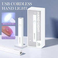 BORN PRETTY Mini Lampe UV Portable sans Fil pour Séchage des Ongles, Rechargeable par USB, Lampe LED UV sans Fil pour Ongles