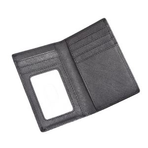 Nouvelle pochette pour homme, simple et petite, avec logo, en cuir Saffiano, porte-carte d'identité, faible MOQ - Product Image 2