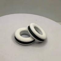 Œillet robuste en alliage de zinc, polyvalent, avec finition caoutchouc douce au toucher, vis de torsion premium pour vêtements, résistant à l'eau