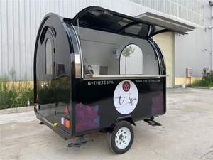 Ustomied-carrito de remolque de comida rápida, set de barras móviles de tienda de helados a la venta - Product Image 4