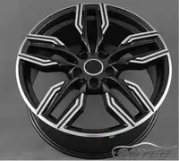 Black Spinner Alloy Wheel, Original Car Rim for BMW, 1001 R