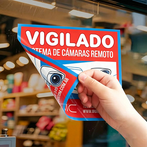 Pegatina Estática Personalizada <span class=keywords><strong>para</strong></span> Ventanas, Sin Residuos, <span class=keywords><strong>para</strong></span> Ventanas <span class=keywords><strong>de</strong></span> Supermercados - Product Image 1