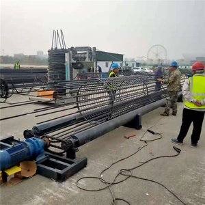 Máquina automática para enrollar varillas de refuerzo, maquinaria de construcción para el refuerzo de pilotes y cimentaciones - Product Image 1