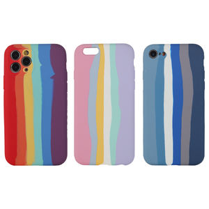 Precio de fábrica Rainbow Colors Funda para teléfono móvil Funda de silicona suave Para iPhone15 Pro Max Para Motorola G <span class=keywords><strong>Play</strong></span> Fundas Para Celulares - Product Image 4