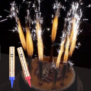 Usine 10 15 20cm Sparkler gâteau anniversaire bougies feux d'artifice poche <span class=keywords><strong>fontaine</strong></span> de glace mousseux <span class=keywords><strong>pour</strong></span> bouteille Champagne discothèque fête - Product Image 6