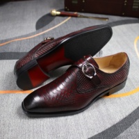 Chaussures habillées en cuir véritable de haute qualité pour hommes avec boucle, idéales pour le bureau et la mode, chaussures de luxe en cuir pour hommes