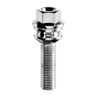 Perno de rueda Porsche más vendido, asiento de bola flotante R14, llave hexagonal 19 M14X1.50/37mm, para reemplazo o reparación