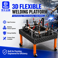 Mesa de Soldadura 3D de Hierro Fundido de Precisión con Nitruración, Sistema Modular de Alta Precisión y Flexible para Industrias Metalúrgicas