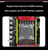 JGINYUE X99M-G X99M-H D3/D4 X99M GAMING D3/D4 ARGB M-ATX LGA2011-3 DDR4/DDR3 Motherboard Mendukung Core Xeon E5 V1 V2 V3 V4
