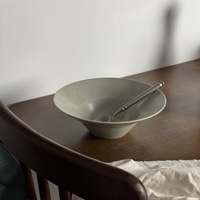 Bol à ramen en céramique japonaise, bol à soupe, vaisselle créative, style moderne mat, style rétro sauvage, bol commercial, ustensiles de table
