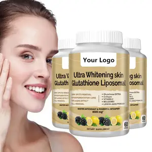 Wholesale Price 60pcs Glutathione 500mg Capsules Beauty Skin Whitening Product L- Glutathione Capsule
