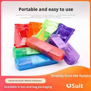 Orthodontic Oral Care Set with Wax Toothbrush Dental Floss & Oral <b>Mirror</b>-Eight-Piece Dental Clinic Gift for Adults Made in China - Product Image 2